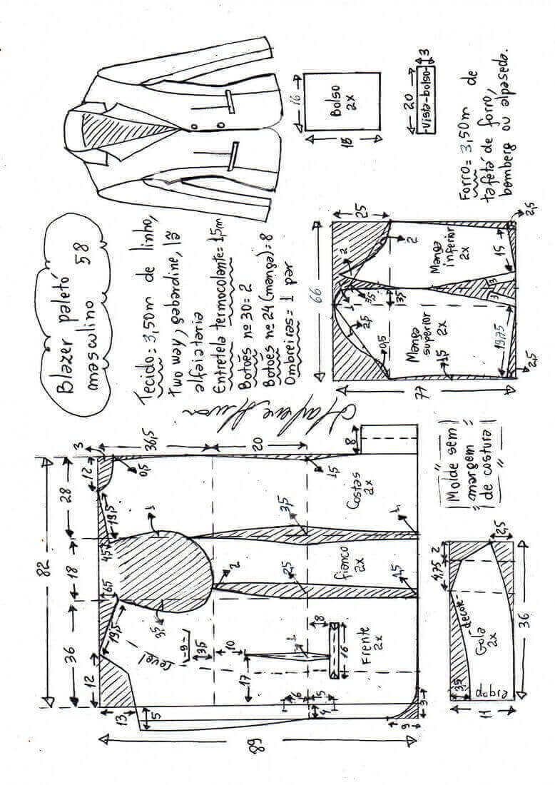 Chaqueta traje de caballero