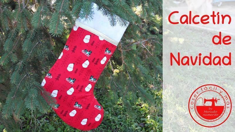 Calcetín o bota de Navidad fácil 