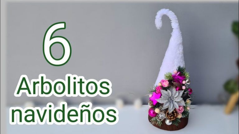 DIY 6 Arboles Navideños
