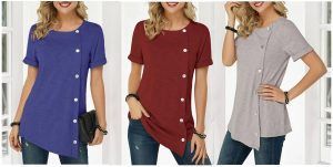 Blusa asimétrica paso a paso