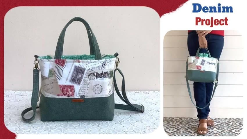 DIY Bolso mezclilla de mano