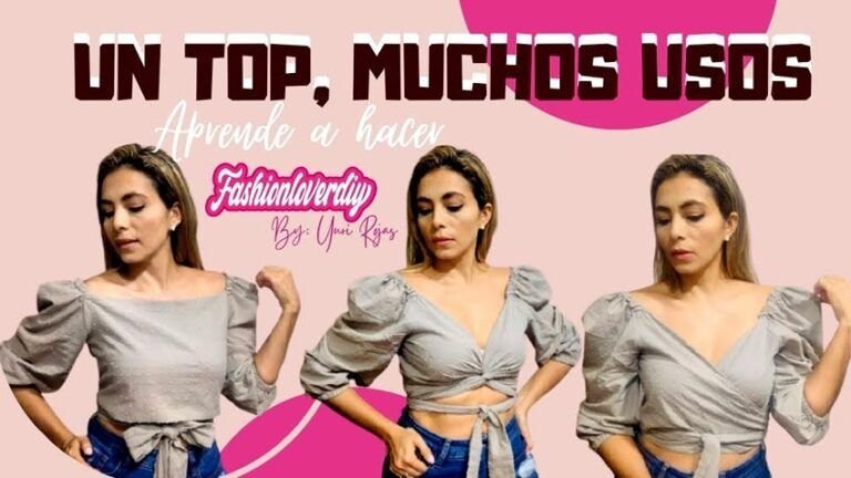 Blusa Top multiusos de moda