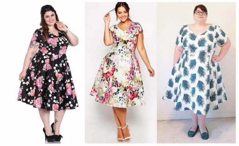 Vestido corte princesa tallas grandes