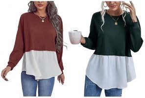 Blusa suéter moderno fácil