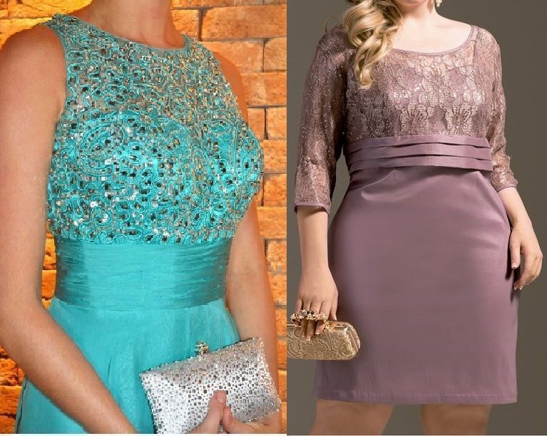 Vestido de fiesta con corte bajo