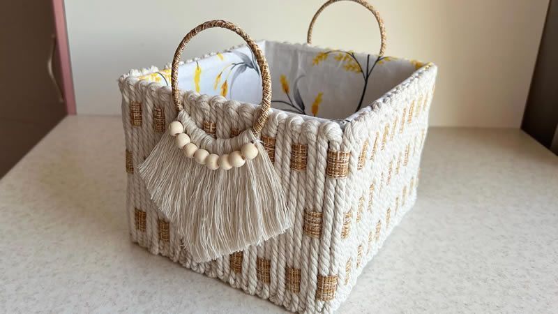 DIY Cesta almacenaje 