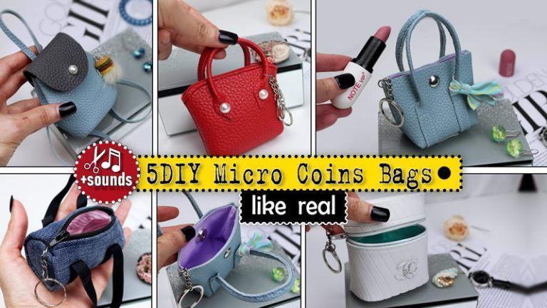 DIY 5 Mini bolsos impresionantes
