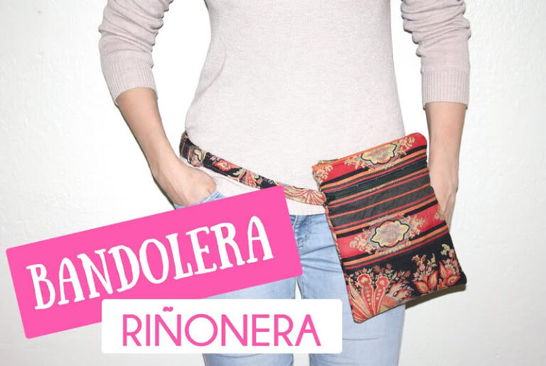 DIY riñonera bandolera paso a paso