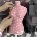 Mini Maniquí de media escala paso a paso