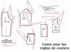 Reglas de costura o de sastre