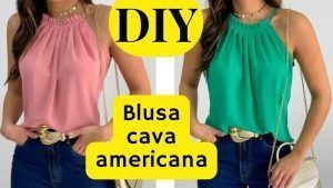 Blusa cava americana