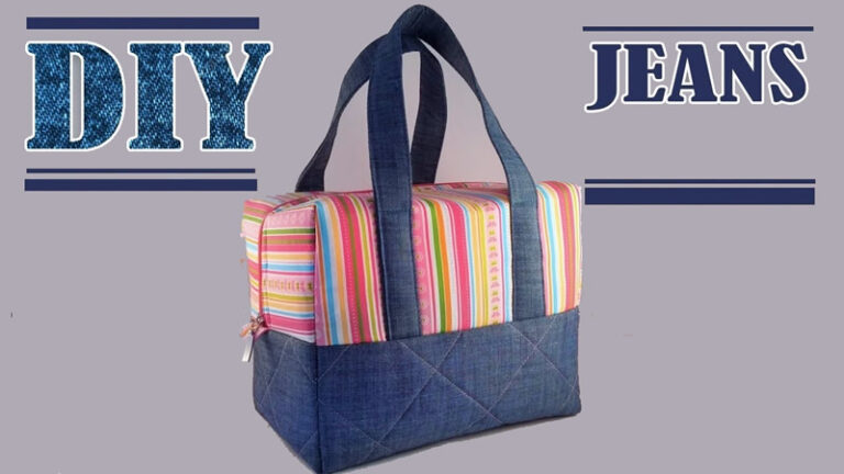 DIY Bolso en 20 minutos reciclando un Jeans