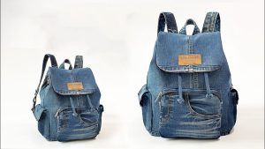 DIY Mochila reciclando un jeans