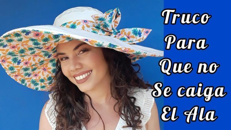 DIY Sombrero ala ancha