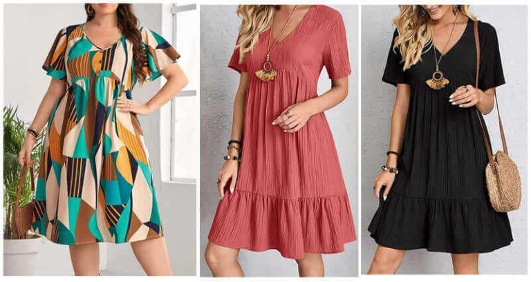 Vestido imperio con canesú