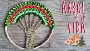 Árbol de la vida a crochet