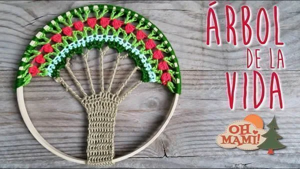 Árbol de la vida a crochet