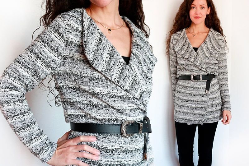 DIY Chaqueta con solapa