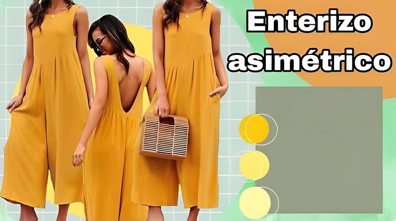 DIY Enterizo asimétrico