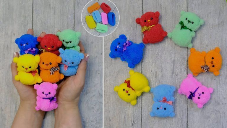 Ositos con gomas para el pelo