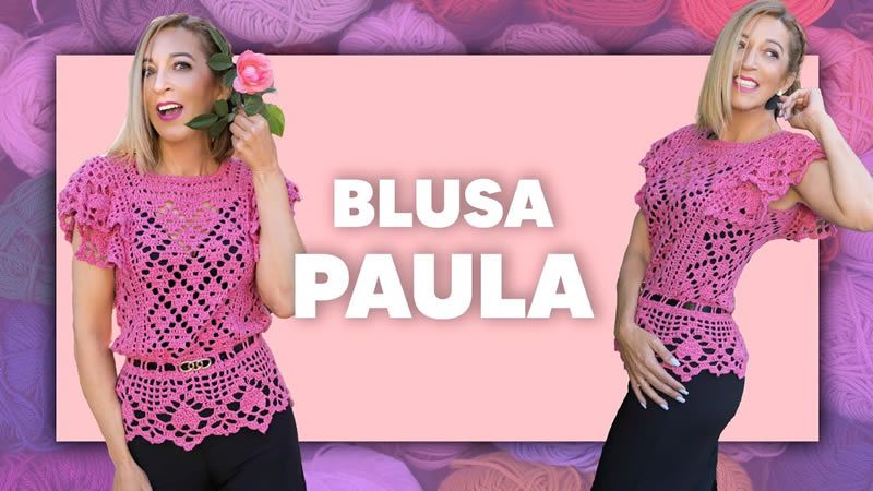 Blusa a crochet Paula