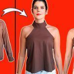 Transformar camisa en blusa para mujer