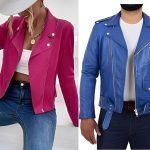 Cazadora unisex biker cruzada