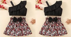 Blusa asimétrica con volante
