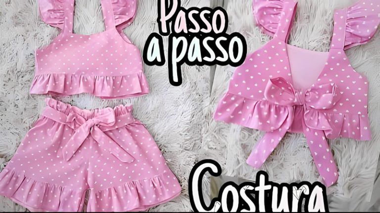 Conjunto infantil Blusa y short
