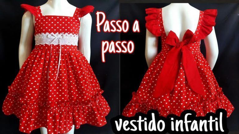 Vestido infantil paso a paso