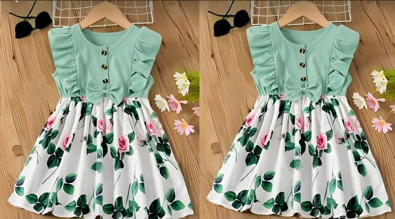 Vestidos de niña con volantes