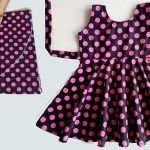 Vestido infantil de verano corte paraguas fácil