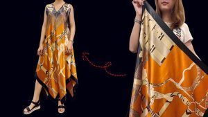 Vestido de verano con pañuelos