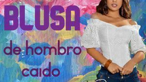 Blusa hombro caído DIY paso a paso