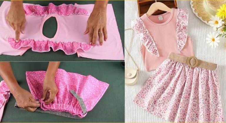 Conjunto para niñas sencillo