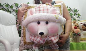 DIY Cojín oso elegante