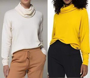 Blusa hombros caídos cuello suelto