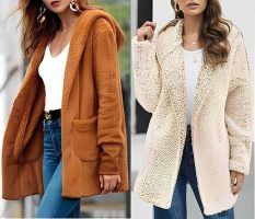 Chaqueta Teddy con capucha