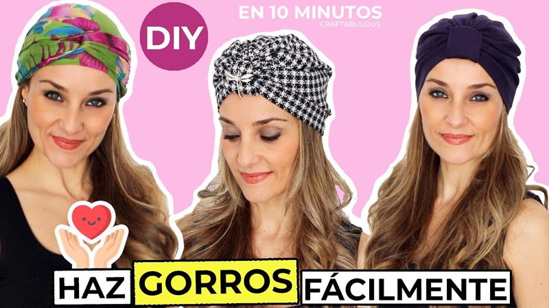 DIY Gorro turbante fácil de hacer