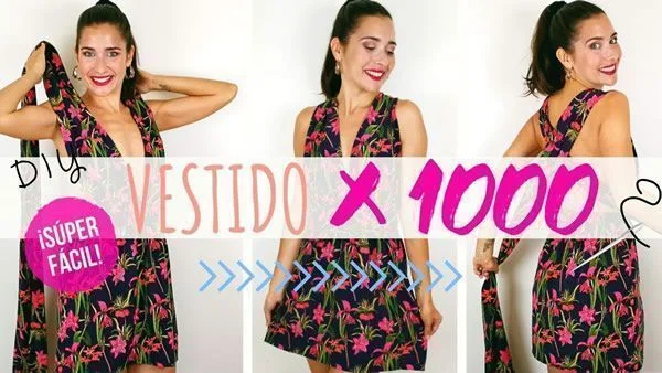 Vestido multiusos muy fácilmente