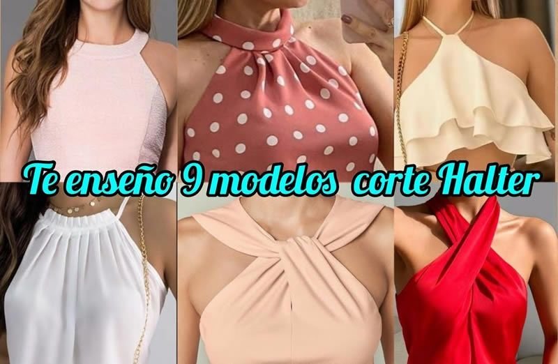 DIY 9 modelos de cuello halter DIY 9 modelos de cuello halter