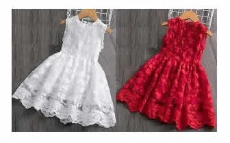 Vestido de encaje forrado