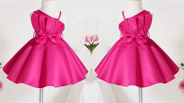 Vestido fiesta escote asimétrico