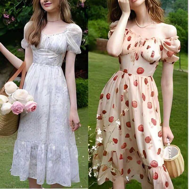 Vestido gitano con falda de volantes