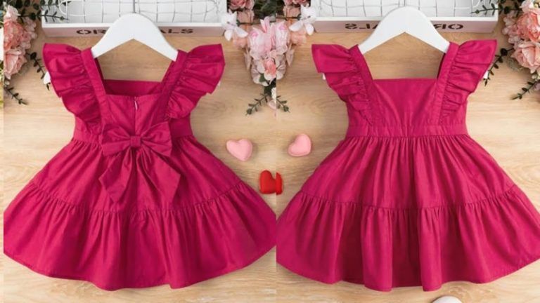 Vestido con volantes para niña