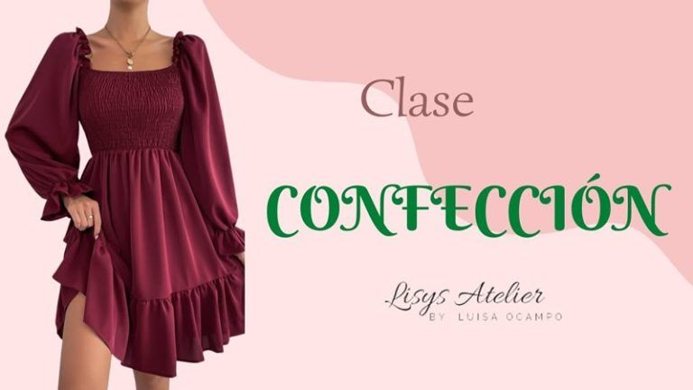 Vestido de moda con hilo elástico