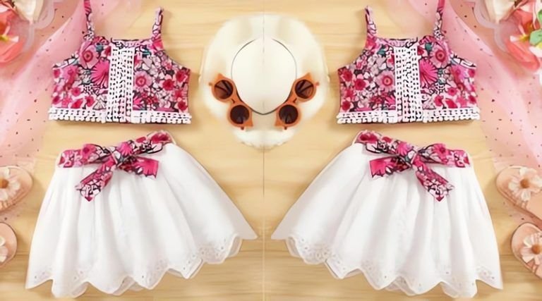 DIY Top y falda para niña paso a paso
