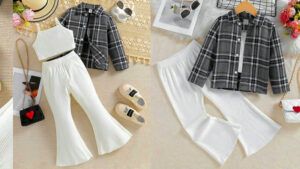 Conjunto niña top pantalón