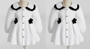 Vestido infantil para invierno