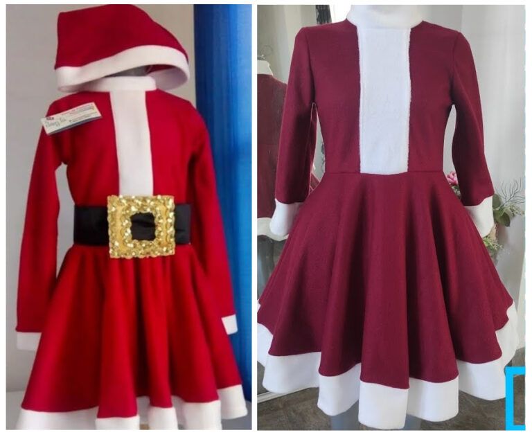 Vestido navideño infantil